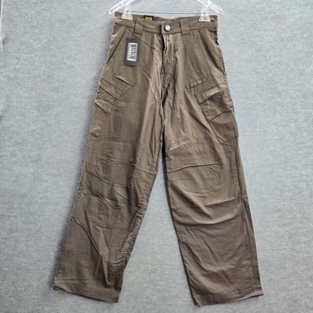 Magnum Men Cargo Pants 30x30 Brown RD Tactical Utility‎ Ripstop Pockets NWT